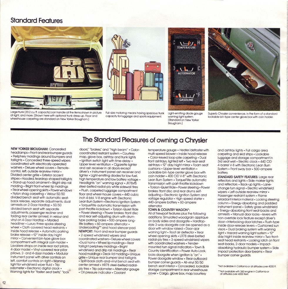 1977 Chrysler Brochure Page 4